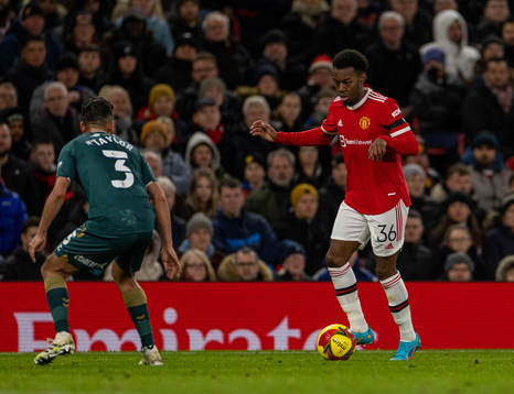Manchester Uniteds Anthony Elanga