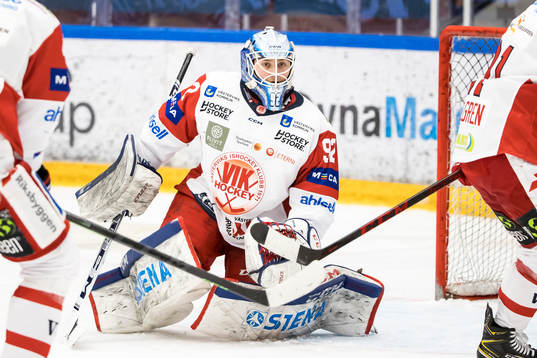 Västerviks målvakt Edvin Olofsson