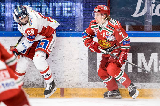 Moras Isak Pantzare och Västerviks Joakim Hagelin