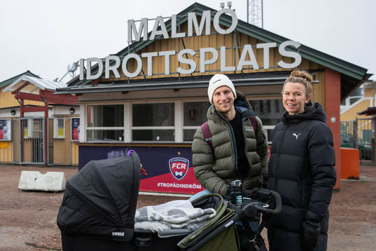 Rosengårds Jessica Wik och maken Andreas Wik