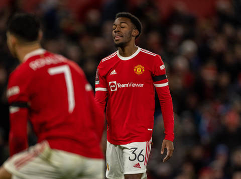 Manchester Uniteds Anthony Elanga deppar