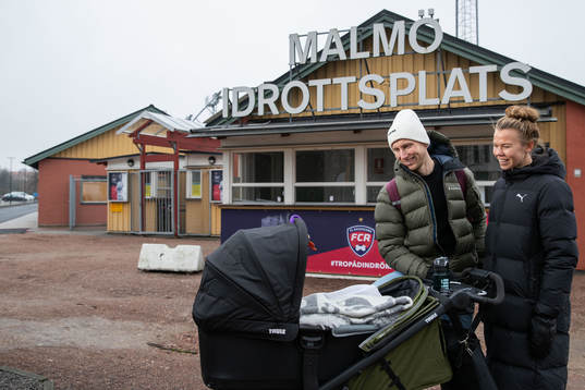 Rosengårds Jessica Wik och maken Andreas Wik