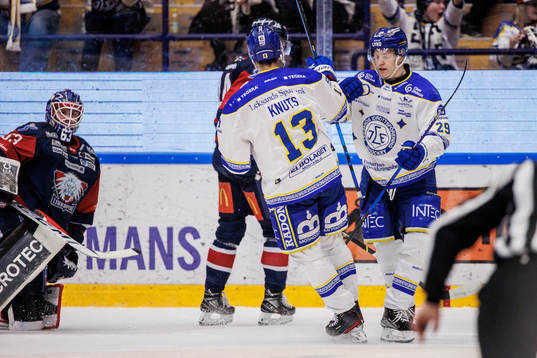 Leksands Emil Heineman jublar