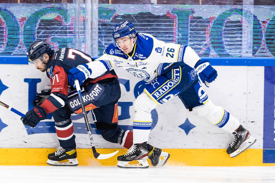 Linköpings Robert Lantosi och Leksands Patrik Norén