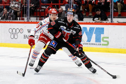 Timrås Didrik Strömberg och Örebros Elias Ekström