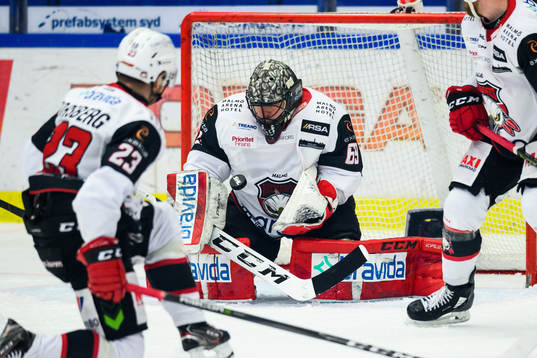 Malmö Redhawks målvakt Oscar Alsenfelt