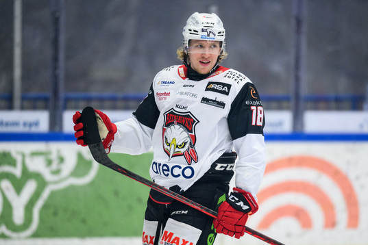 Malmö Redhawks Marcus Sylvegård jublar