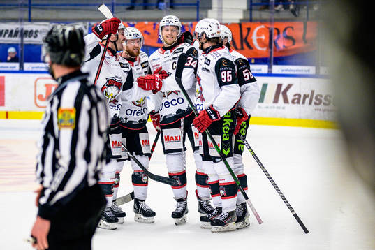 Malmö Redhawks, Joakim Ryan och Carl Söderberg jublar