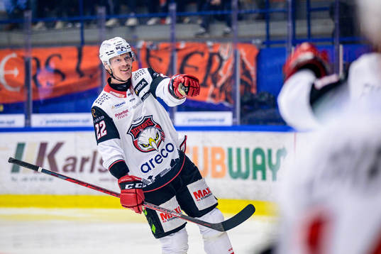 Malmö Redhawks Lars Bryggman jublar