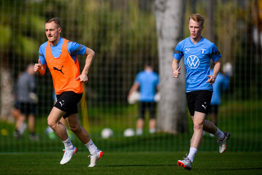 Amel Mujanic och David Edvardsson