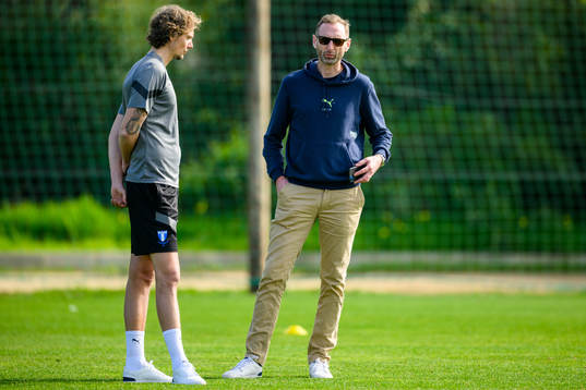 Scout Robin Asterhed och sportchef Andreas Georgson
