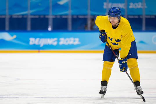 Henrik Tömmernes of the Swedish men’s national ice