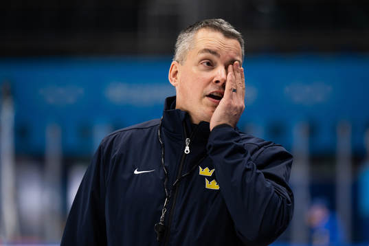 Scouting coach Tomas Montén of the Swedish men’s