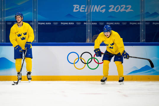 Max Friberg and Philip Holm of the Swedish men’s national