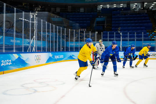 Linus Hultström and Gustav Rydahl of the Swedish men’s