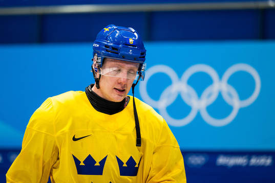 Fredrik Olofsson of the Swedish men’s national ice hockey
