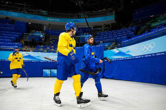Henrik Tömmernes and Lukas Bengtsson of the Swedish