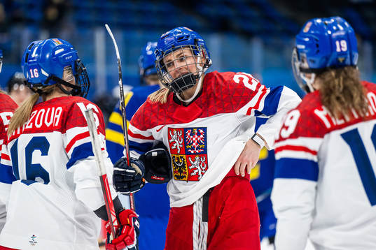 Tereza Vanisova of Czech Republic in the women’s ice