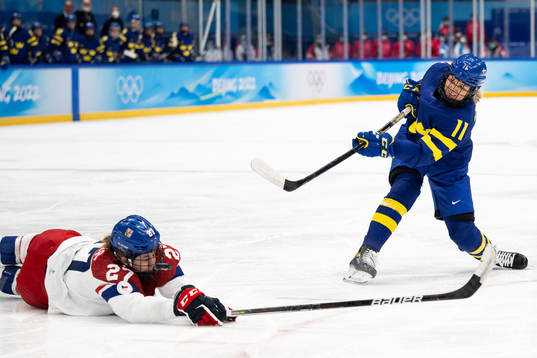 Josefin Bouveng of Sweden and Tereza Radova of Czech