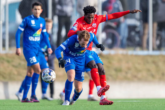 Hvidovre Christopher Østberg och Helsingborgs Benjamin