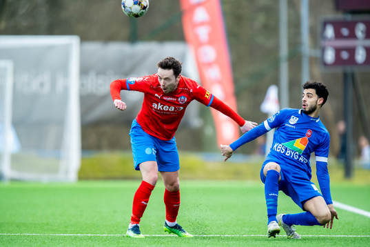 Helsingborgs Viljormur Davidsen och Hvidovres Mohamad