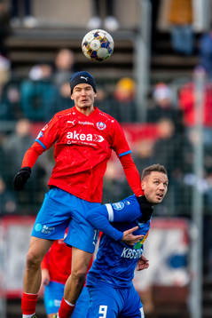Helsingborgs Wilhelm Loeper och Hvidovres Kim Aabech