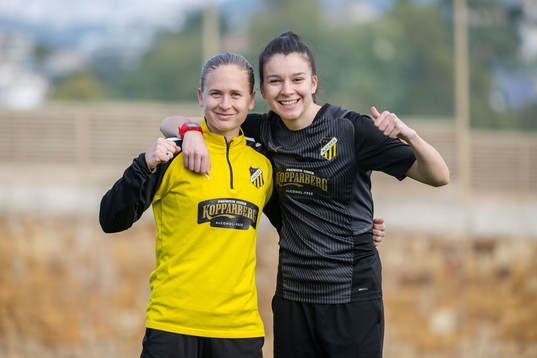 Filippa Curmark och Anna Csiki