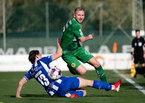 IFK Göteborgs Gustav Svensson och Hammarbys Darijan Bojanic