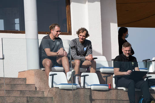 Hammarbys sportchef Jesper Jansson och Malmö FFs scout