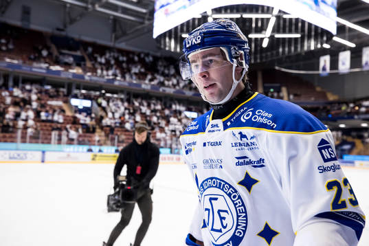 Leksands Mikael Ruohomaa jubel