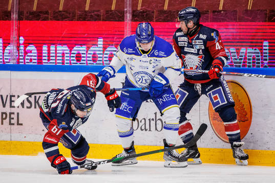 Linköpings Markus Ljungh och Leksands Patrik Zackrisson