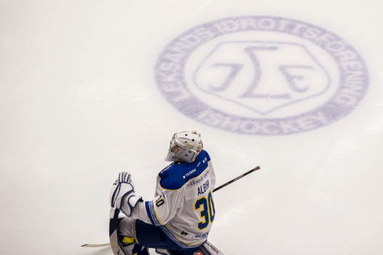 Leksands målvakt Gustav Albihn