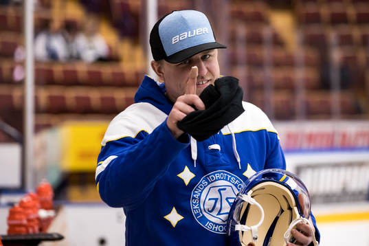 Leksands materialförvaltare Jesper Korning