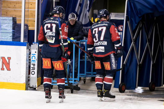Linköpings Markus Ljungh och Jesper Pettersson  deppar
