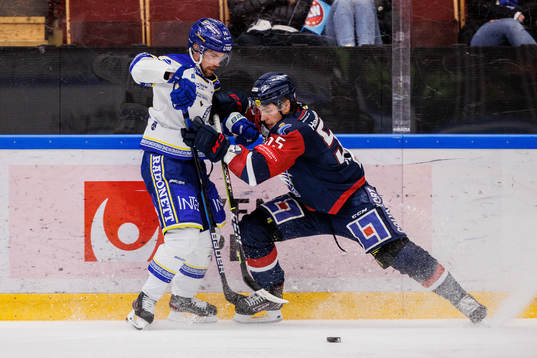 Leksands Oskar Lang och Linköpings Max Lindroth