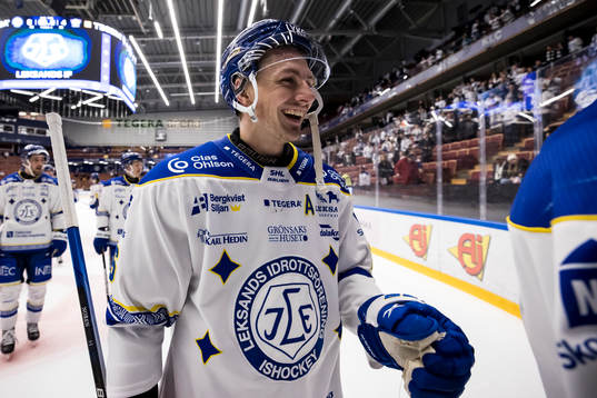 Leksands Patrik Norén jublar