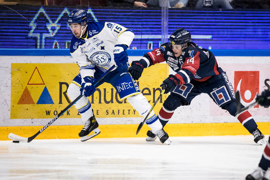 Leksands Max Veronneau och Linköpings Arvid Costmar