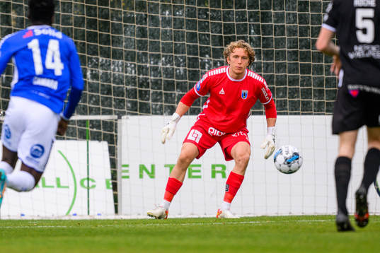 Goalkeeper August Ahlin of Sirius