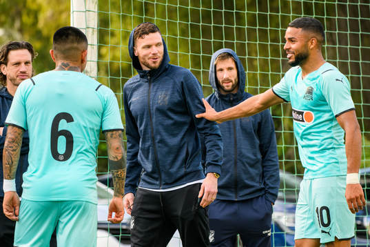 Marcus Berg of IFK Göteborg and Wanderson Maciel of
