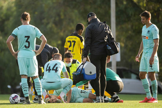 Irakly Manelov of Krasnodar in pain