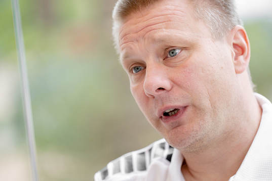 Sarpsborgs tränare Stefan Billborn