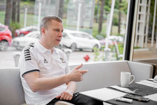 Sarpsborgs tränare Stefan Billborn