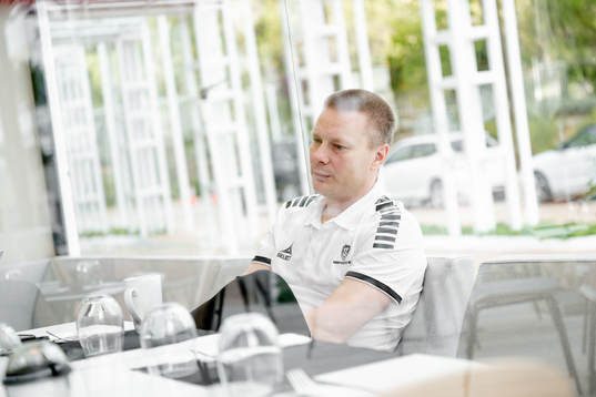 Sarpsborgs tränare Stefan Billborn