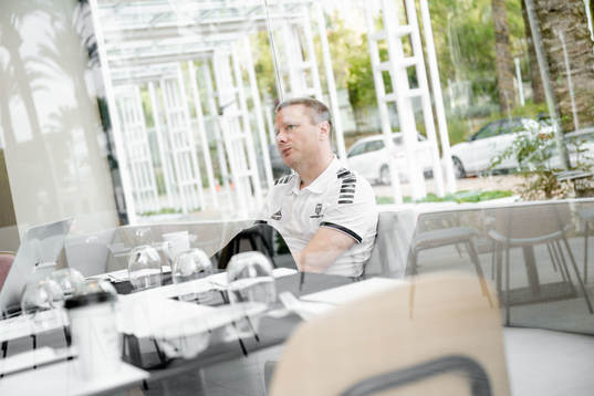 Sarpsborgs tränare Stefan Billborn