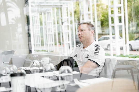 Sarpsborgs tränare Stefan Billborn