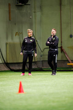 Ann Selini och Anders Höglund, i Bodens BK