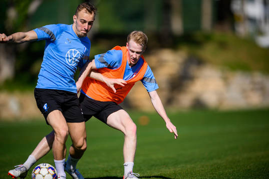 Amel Mujanic och David Edvardsson