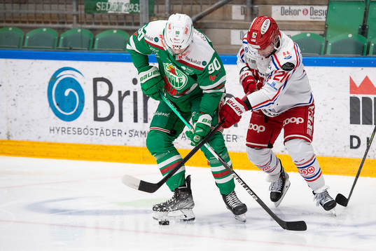 Rögles Ted Brithén och Timrås Joey LaLeggia