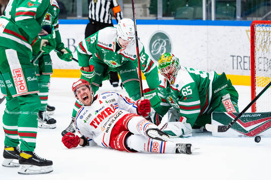 Timrås Jacob Blomqvist mot Rögles Lucas Ekeståhl-Jonsson