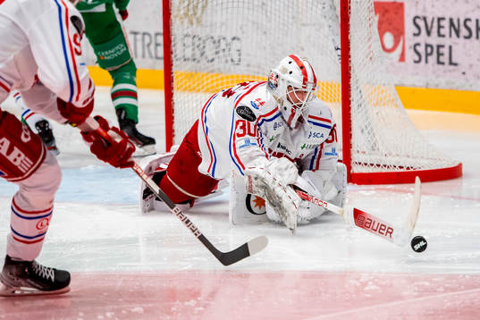 under ishockeymatchen i SHL mellan Rögle och Timrå